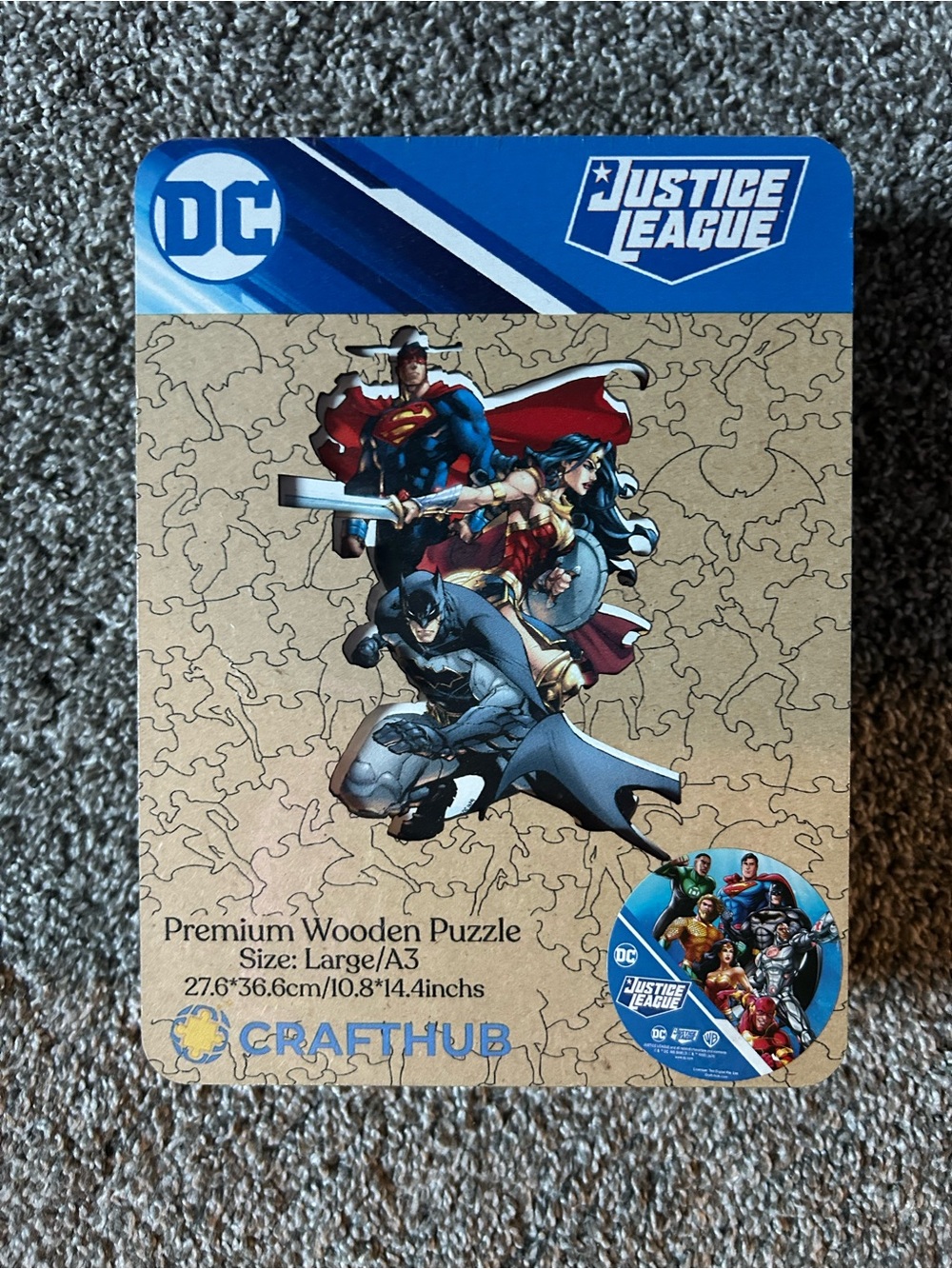 DC Justice League Wooden Puzzle by Crafthub